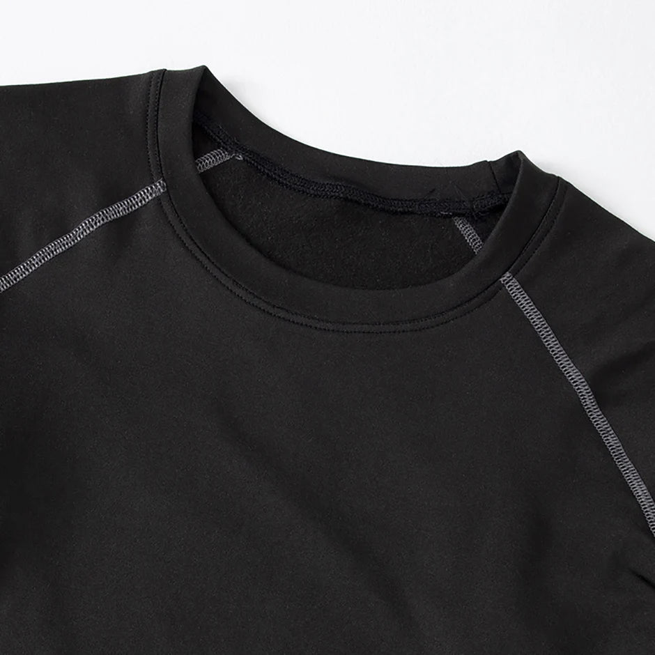 Tight Warm Long-Sleeved Pants & Shirt Set