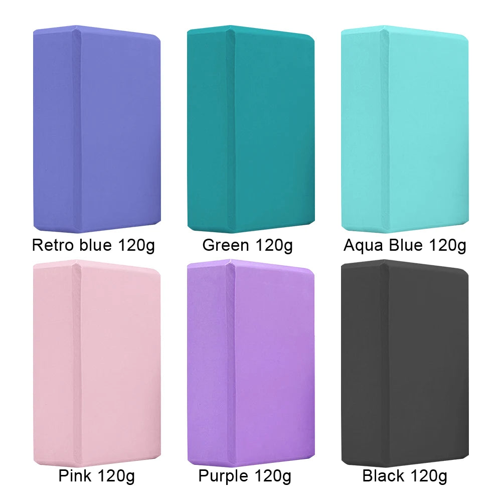 EVA Yoga Block Solid Color Yoga Balance Bricks