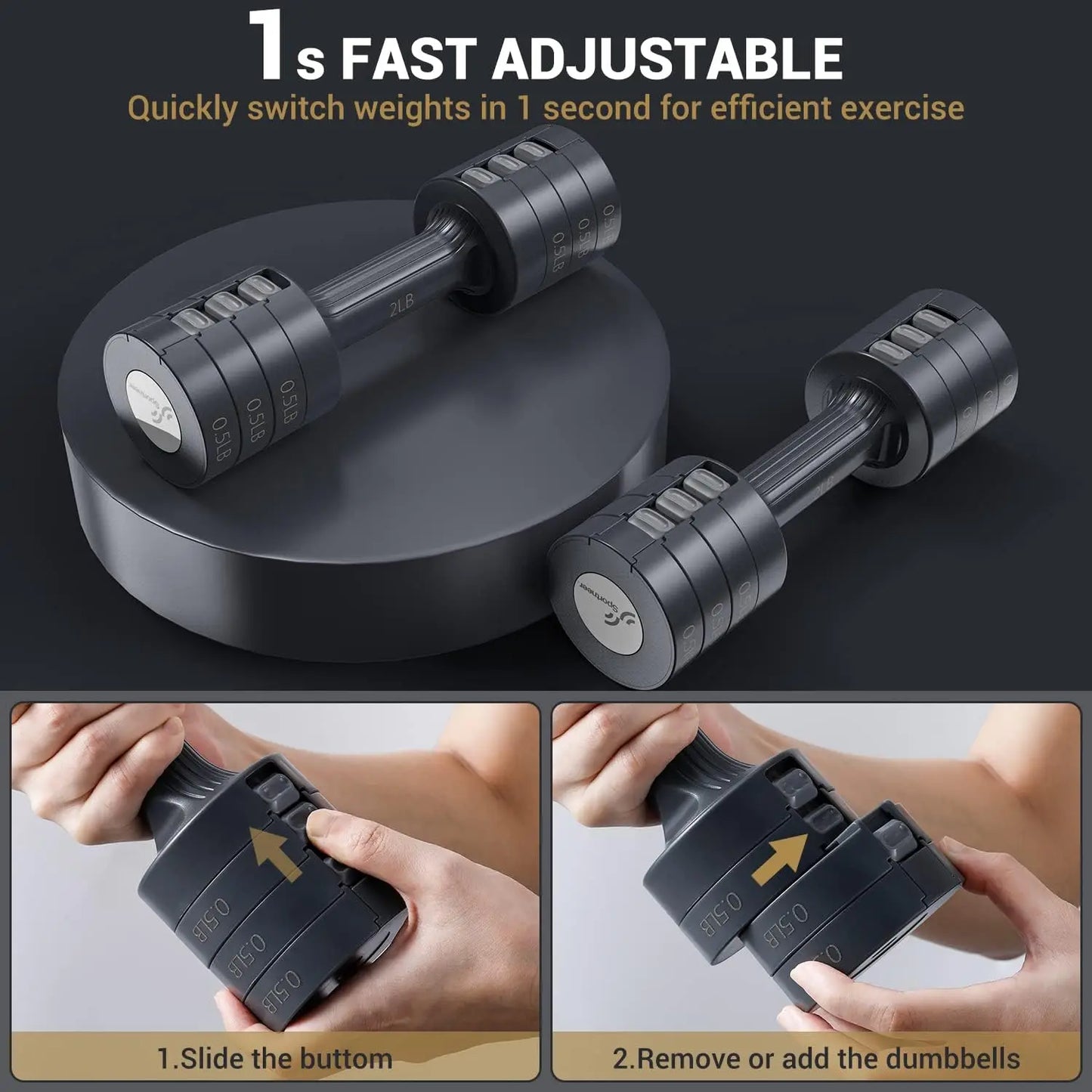 Dumbbells Hand Weights Set