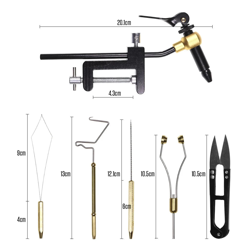 Fly Tying Tools Combo Kit
