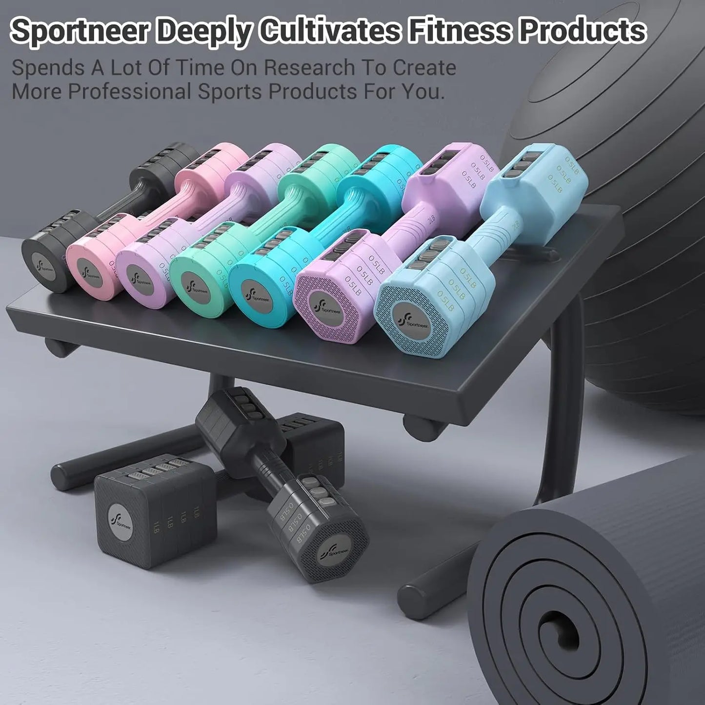 Dumbbells Hand Weights Set