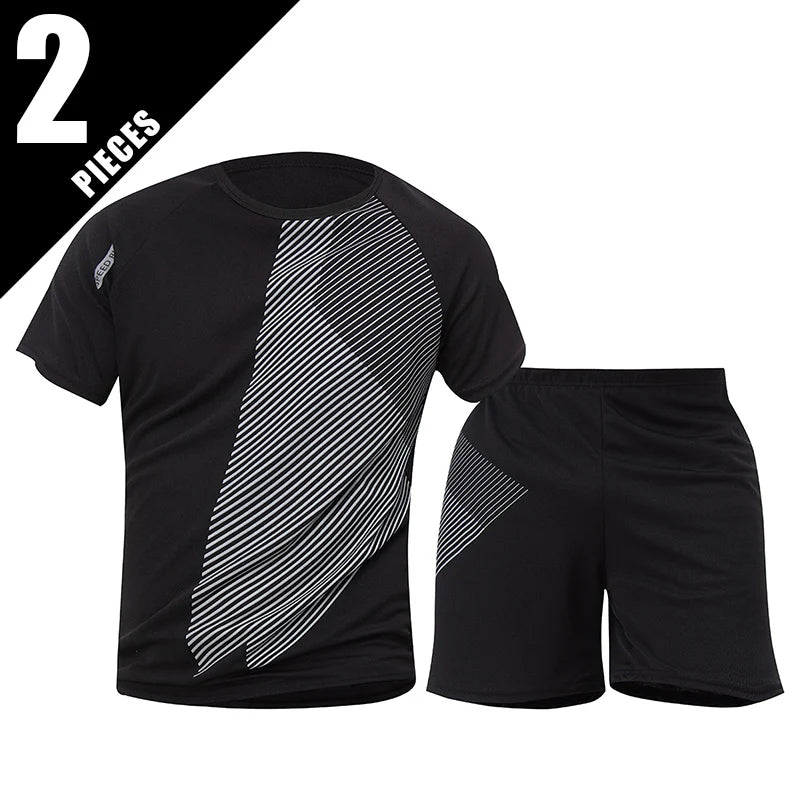 Men’s Quick-Drying Short-Sleeved Shorts Suit
