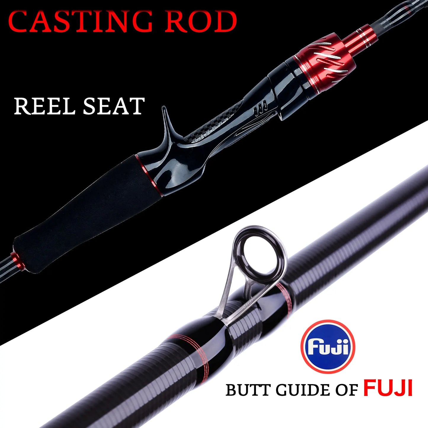 Traveller Spinning Casting Fuji Lure Fishing Rod