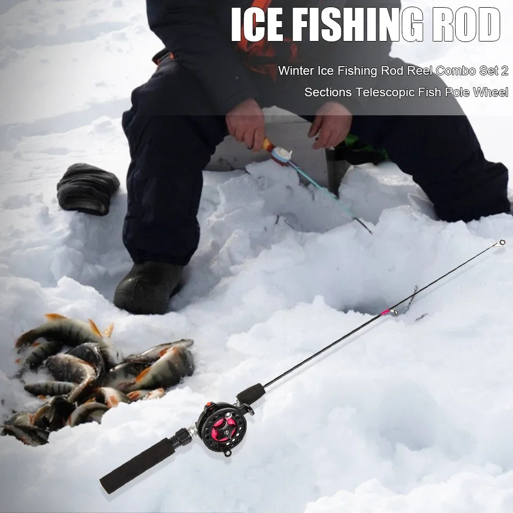 Winter Ice Fishing Rod with Reel
