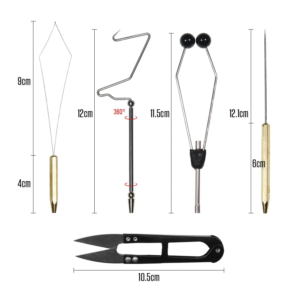 Fly Tying Tools Combo Kit