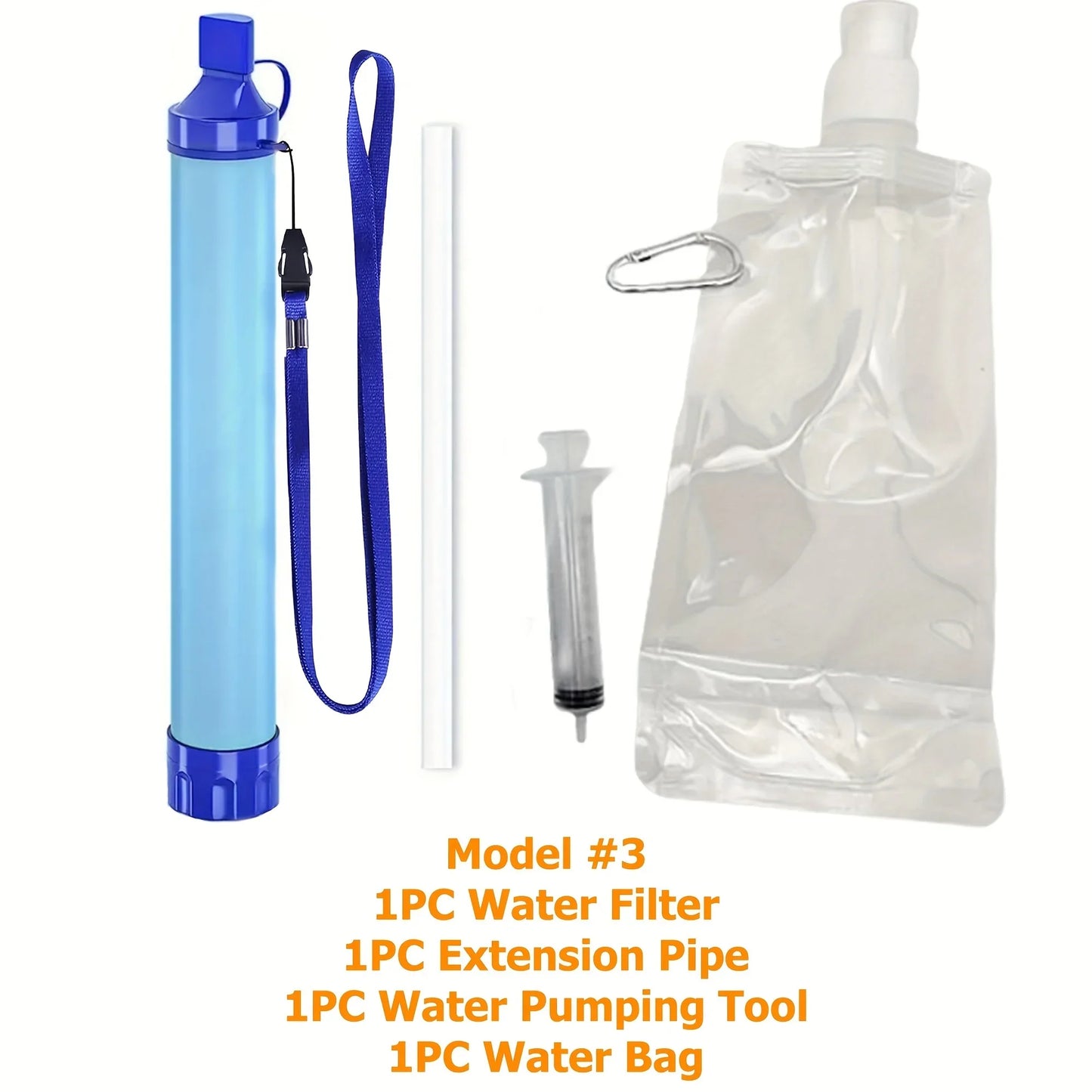 10,000 Gallon Water Purifier Survival Straw