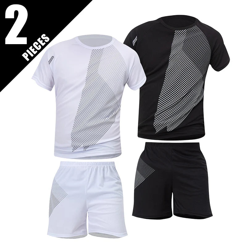 Men’s Quick-Drying Short-Sleeved Shorts Suit