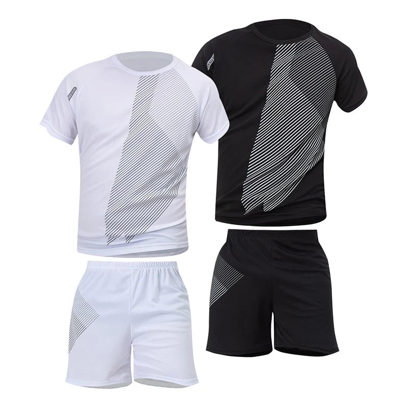 Men’s Quick-Drying Short-Sleeved Shorts Suit