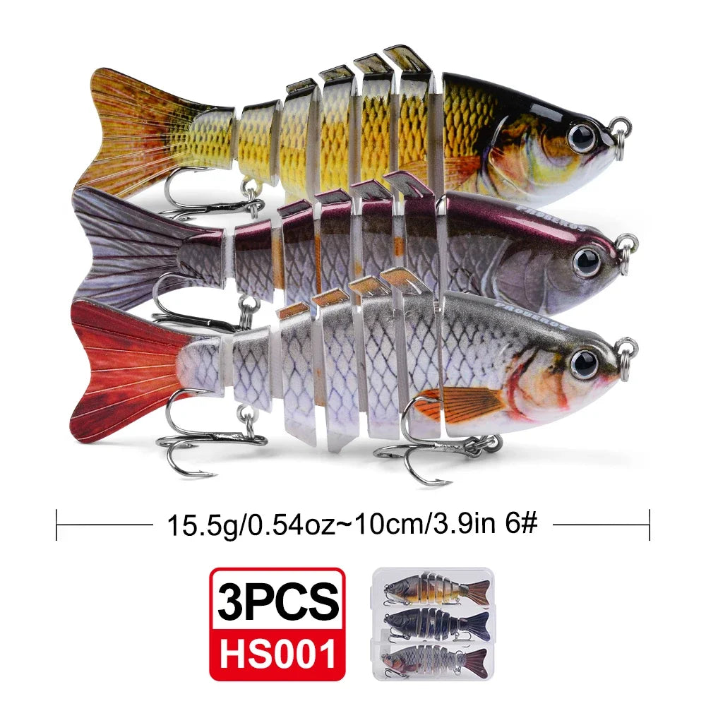 Fishing Lures Multi Jointed Swimbait Crank Bait
