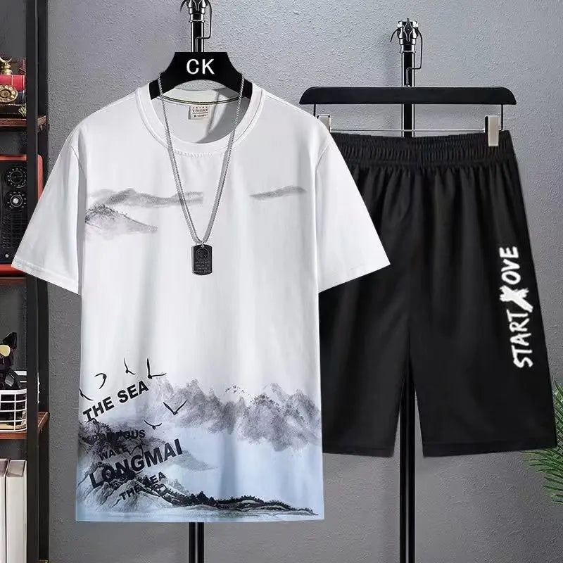 Men's Summer Shorts Set