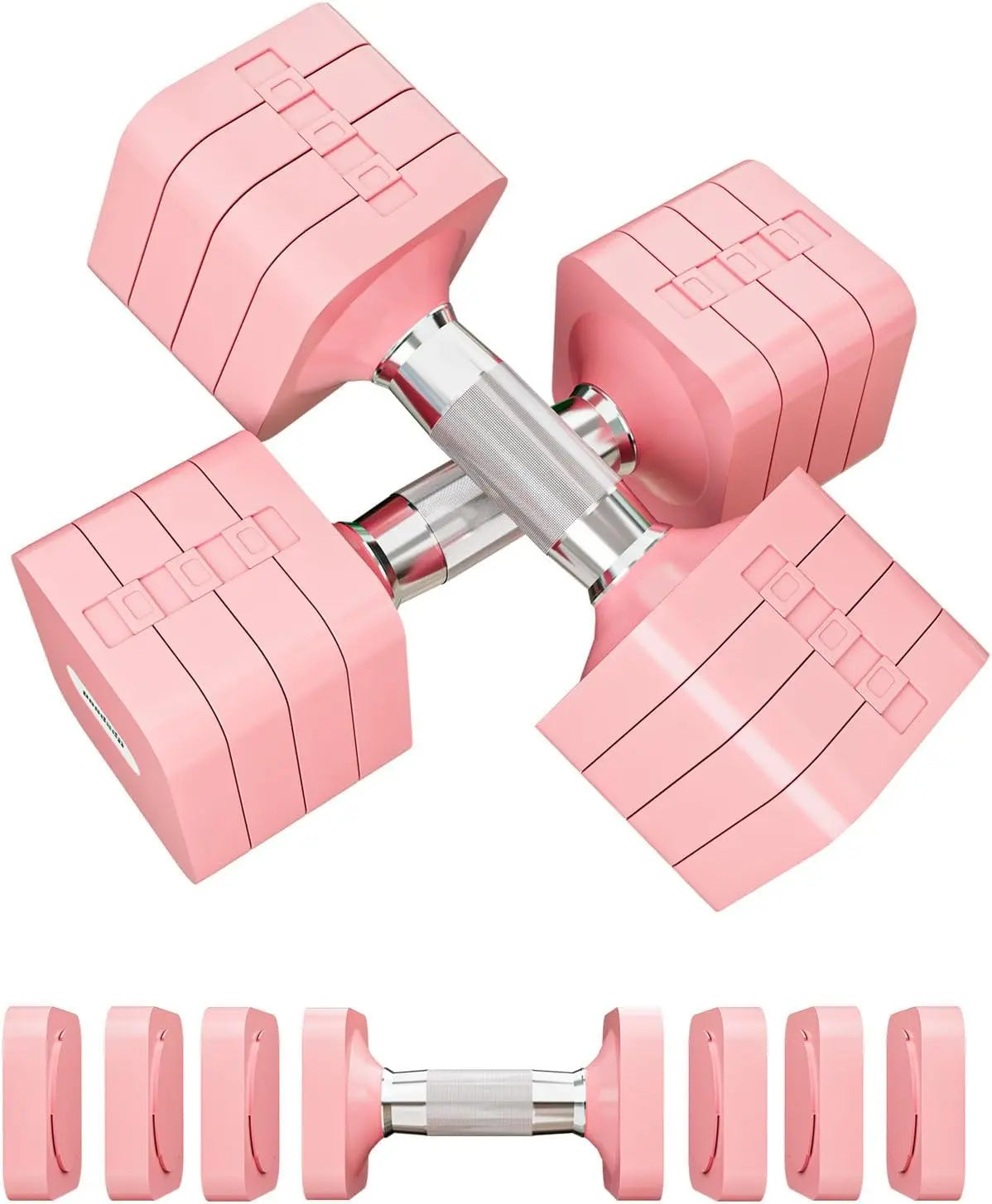 4 in 1 Free Weights Dumbbells Set