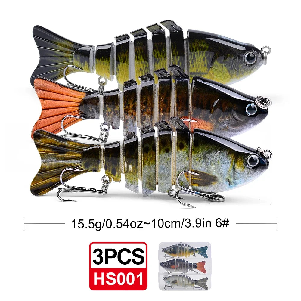 Fishing Lures Multi Jointed Swimbait Crank Bait