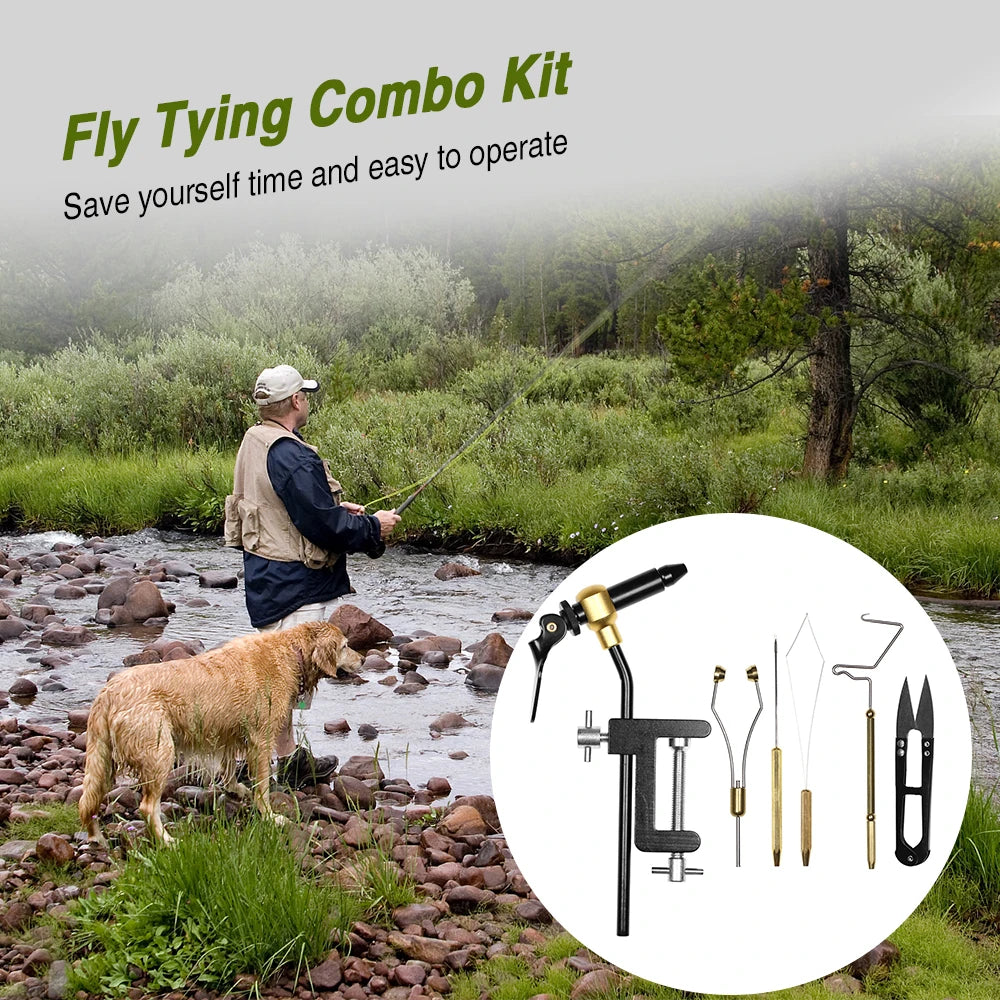 Fly Tying Tools Combo Kit