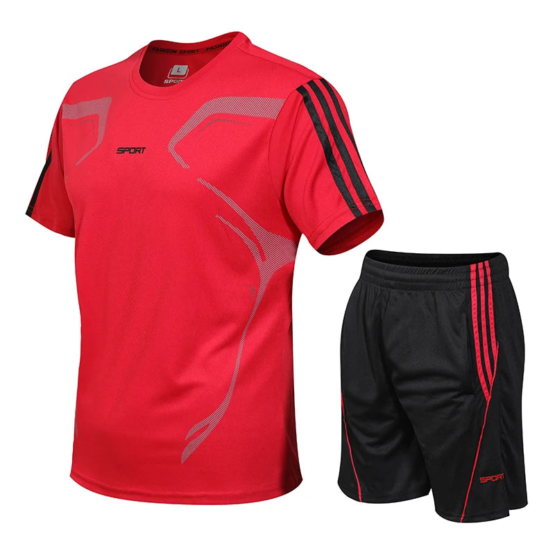 Men's Summer Fitness Sports Set