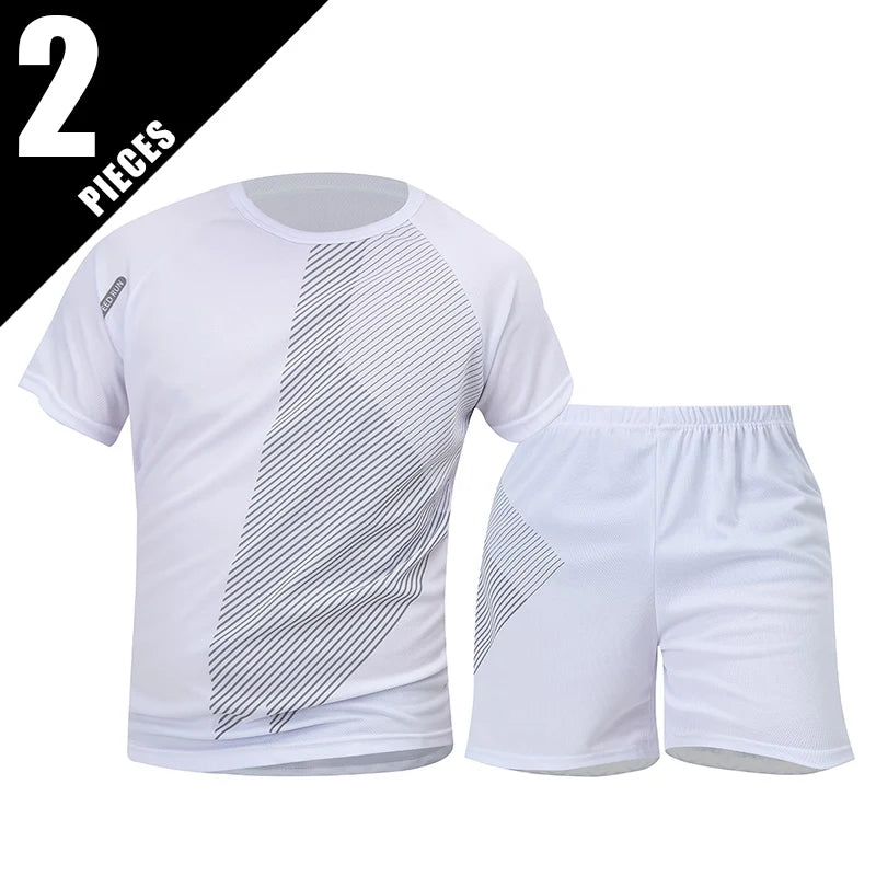 Men’s Quick-Drying Short-Sleeved Shorts Suit