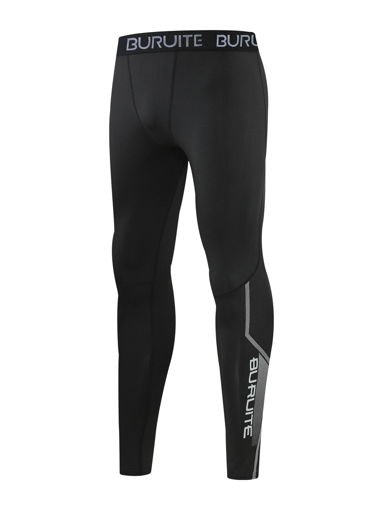 Men's Warm Fleece-Lined Compression Leggings