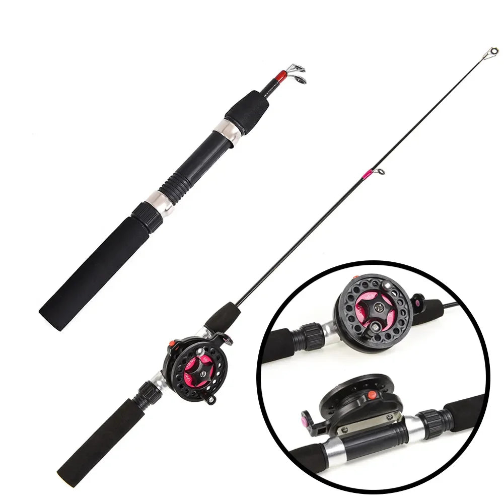 Winter Ice Fishing Rod with Reel