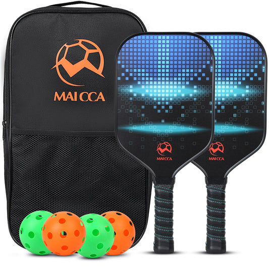 Pickleball Paddles Usapa Approved Set Rackets Honeycomb Core 4 Balls