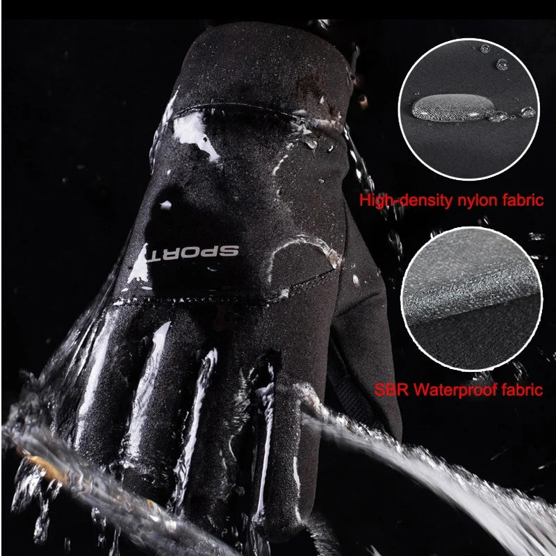 Autumn and Winter Touchscreen Men's and Women's Warm Gloves Plush