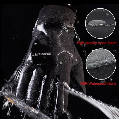 Autumn and Winter Touchscreen Men's and Women's Warm Gloves Plush