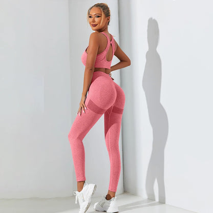 Breathable Sports Bra & High-Waist Tights