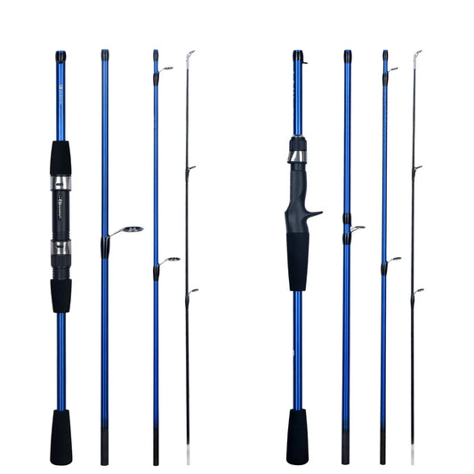 Baitcasting & Spinning Travel Carbon Fishing Rod
