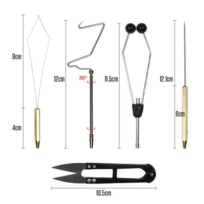Fly Tying Tools Combo Kit