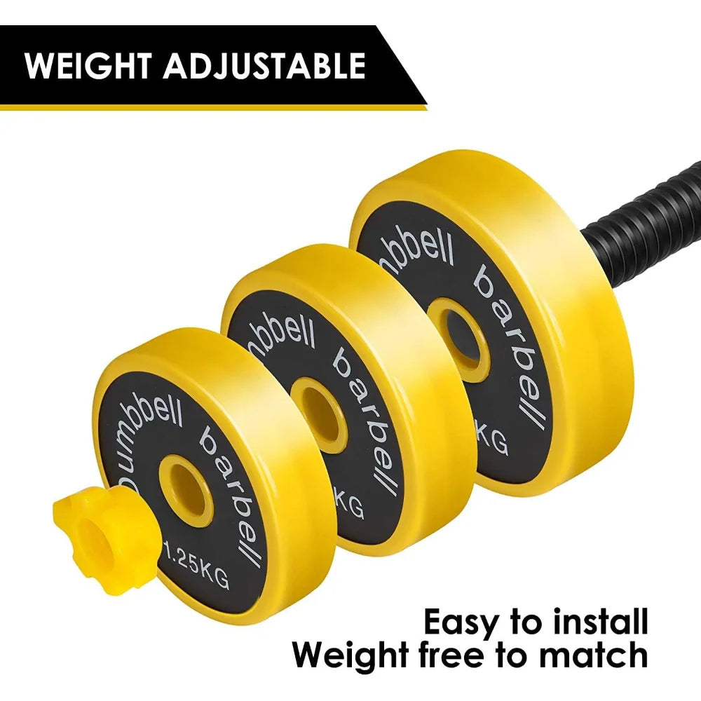 44LB Adjustable Dumbbell Barbell Weight