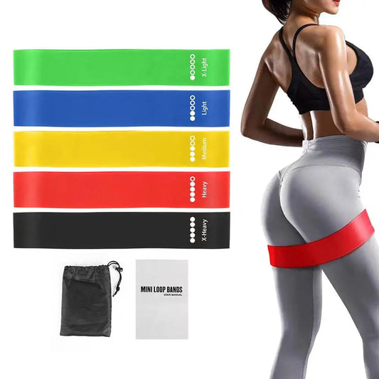 Fitness Workout Rubber Resistance Bands