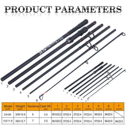 3m 3.6m Carp Fishing Rod