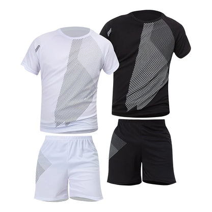 Men’s Quick-Drying Short-Sleeved Shorts Suit