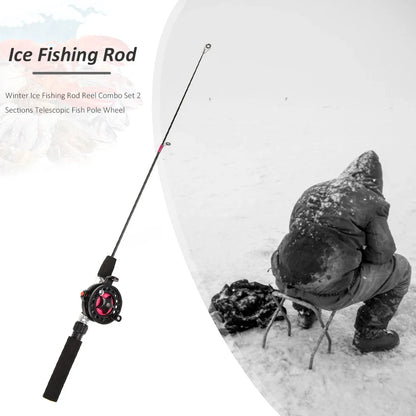 Winter Ice Fishing Rod with Reel