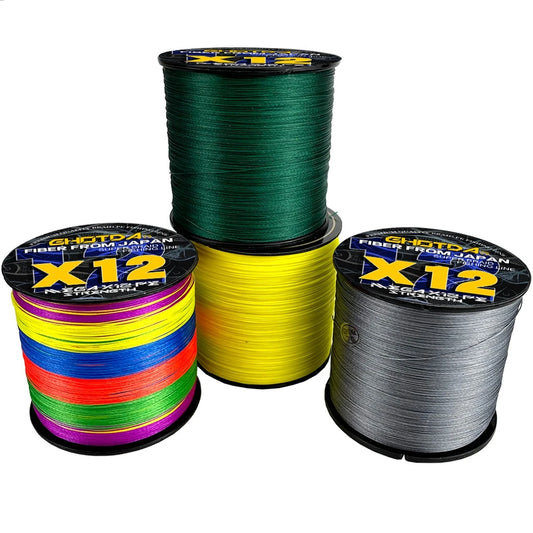 Sea Fishing Strong PE X12 Braided Fishing Line