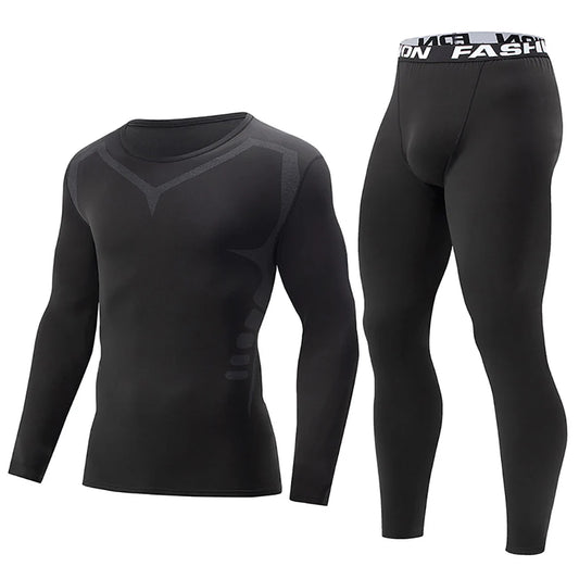 Tight Warm Long-Sleeved Pants & Shirt Set 